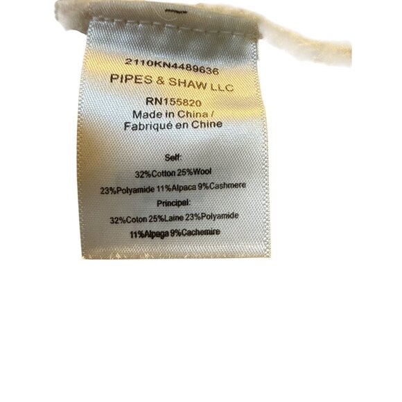 Veronica Beard Ivory Brogan Sweater XL Knit Pullover With Ribbed Collar NWT - Picture 8 of 9